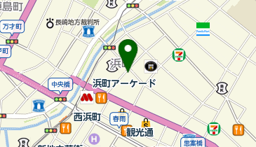 GotoFactory長崎店の地図画像