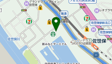 楽天モバイルさせぼ五番街の地図画像