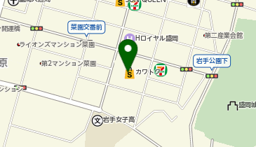 SABON盛岡川徳店の地図画像