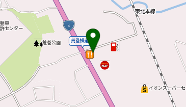 まるまつ金ヶ崎店の地図画像