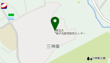 東北大学先端量子ビーム科学研究センター三神峯事業所の地図画像