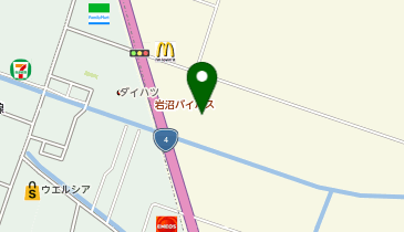 名取市役所 教育委員会 学校給食センターいただきスマイルかんの地図画像