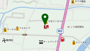 iPhone修理SHOPリオンドール鎌田店の地図画像