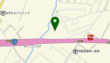 WECARS宇都宮店の地図画像