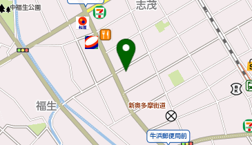 シルバーはあと福生の地図画像