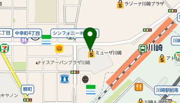 中央労働金庫川崎支店の地図画像