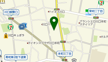 POLA川口本町店の地図画像