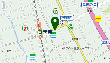 わたしのゴルフ宮原店の地図画像