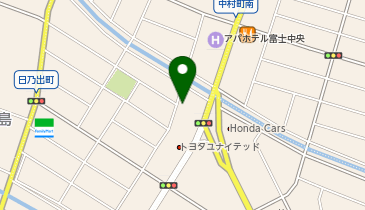 WECARS富士店の地図画像