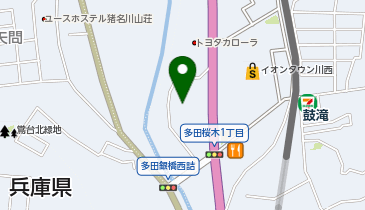 WECARS川西店の地図画像