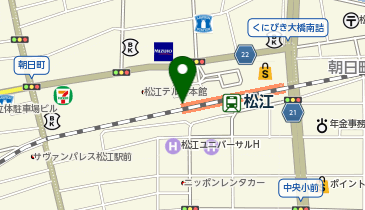韓激松江店の地図画像
