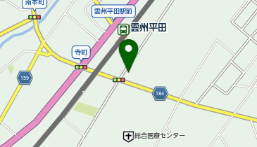 しんそう雲州平田の地図画像