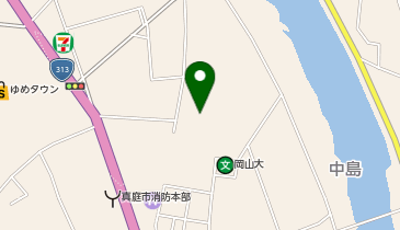 旧久世高校体育館の地図画像