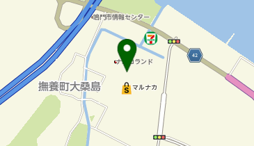 マルナカパワーシティ鳴門店の地図画像