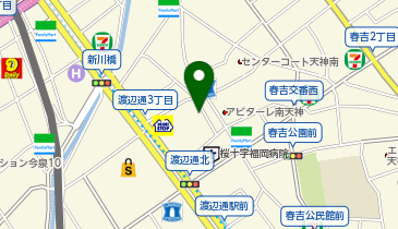 おにぎりごりちゃん天神店の地図画像