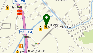 買取大吉イオン新宮店の地図画像