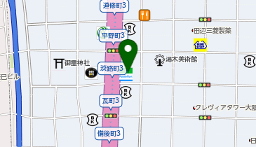 日本メークアップアーチスト学院の地図画像
