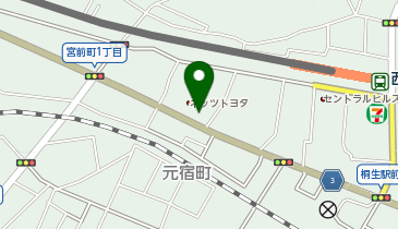 桐生信用金庫 Kiricos桐生の地図画像