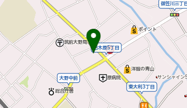 ドコモショップイオン大野城SC店の地図画像