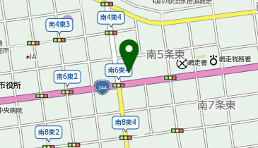 網走市役所 網走市家庭児童・教育相談室の地図画像