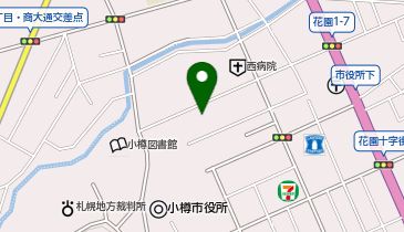 小樽市役所 こども未来部 児童館 小樽市とみおか児童館の地図画像