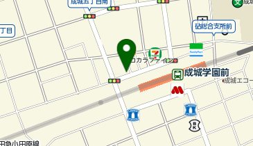 ペット家族動物病院成城店の地図画像