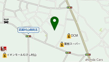 武蔵村山市役所 防災食育センターの地図画像