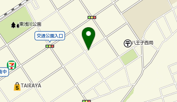 情熱食堂東浅川店の地図画像