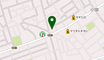 西小第二学童保育所の地図画像