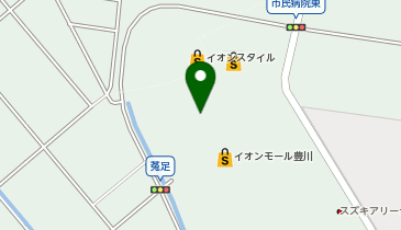 金犬くん豊川店の地図画像