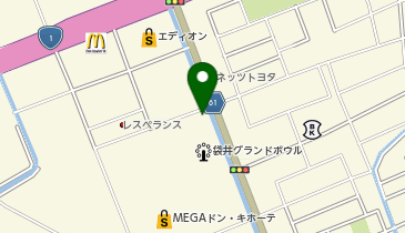 WECARS袋井店の地図画像
