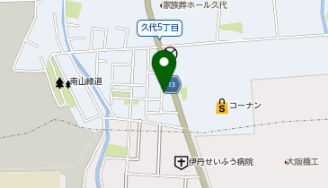 WECARS伊丹北店の地図画像