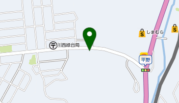 朝日交通株式会社 川西方面無線配車の地図画像