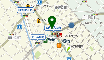 大学受験個別指導秀文館板宿校の地図画像