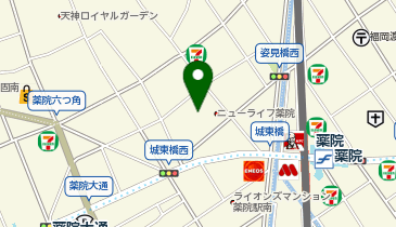 スタイルフレーバー薬院校の地図画像