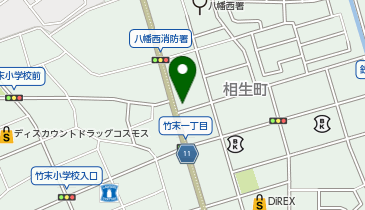 天ぷらきよ田の地図画像