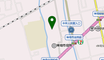 かんざき遊学館の地図画像