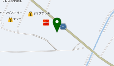 WECARS中津店の地図画像