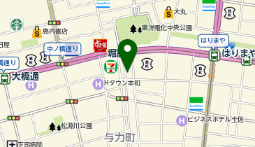株式会社高知末廣屋 堀詰店の地図画像