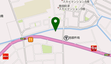 遊ING時津店の地図画像