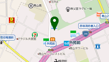 アッシュ・エルボーテ青山店の地図画像