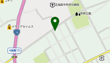 岩見沢市役所 岩見沢市東地区地域包括支援センターの地図画像