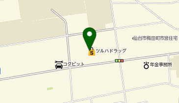 ツルハ 調剤薬局仙台上杉店の地図画像