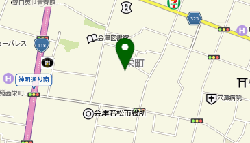 会津若松市役所 相談室 消費生活センターの地図画像