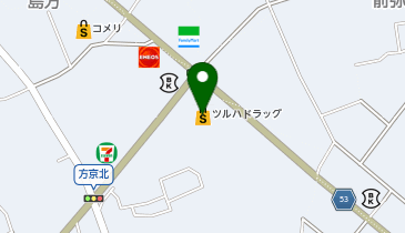 ツルハ調剤薬局那須塩原島方店の地図画像