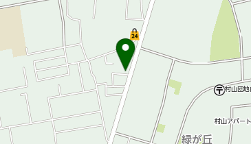 町のでんきやさんほそのの地図画像