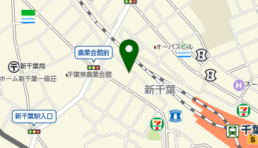 千葉県倉庫協会の地図画像