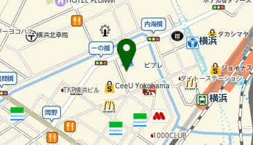 保険クリニック横浜ビブレ店の地図画像