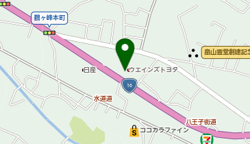 ウエインズトヨタ神奈川株式会社鶴ケ峰店の地図画像