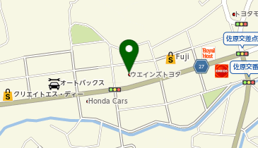 ウエインズトヨタ神奈川株式会社横須賀西店の地図画像